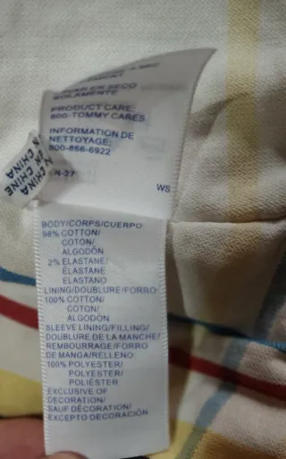 Chaqueta Tommy Hilfiger Roja Talla S