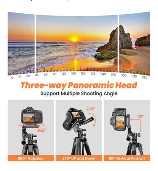 Trípode Nineigh CT190 para móvil y cámara