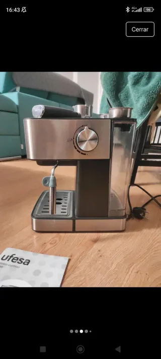Cafetera Espresso Ufesa