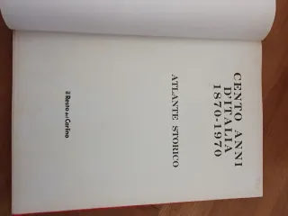 Atlante Storico Cento Anni d'Italia