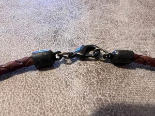 Collar boho colgante metálico redondo bisutería