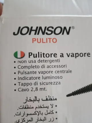 Pulitore a vapore Johnson Pulito