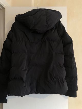 Plumífero Moncler Negro Talla L Doble Cremallera