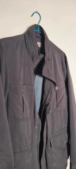 Chaquetón caballero gris