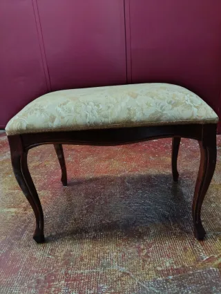 Banco Descalzadora tapizado beige