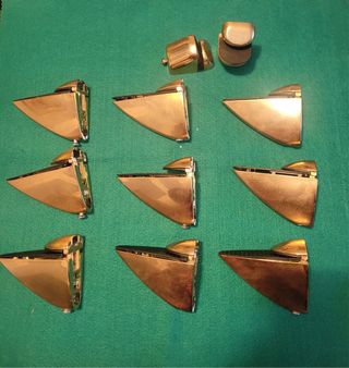 PELIKANOS SOPORTES ESTANTE PARA CRISTAL Y MADERA