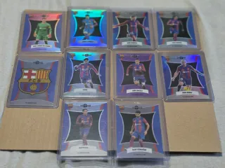 10 cromos numerados FC Barcelona