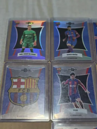 10 cromos numerados FC Barcelona