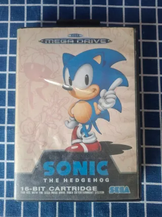 MEGADRIVE SONIC 1 ORIGINAL COMPLETO