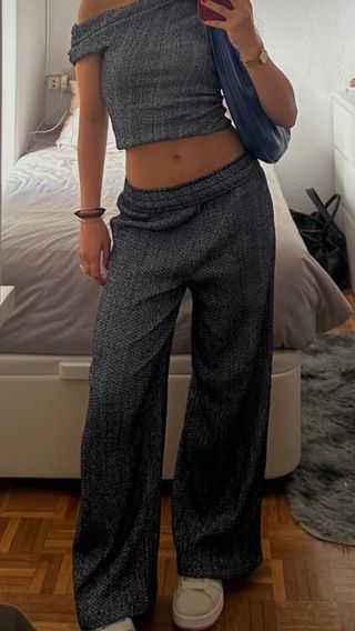 Conjunto Zara Top y Pantalón