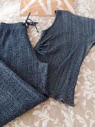 Conjunto Zara Top y Pantalón