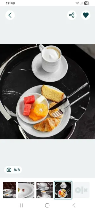 6 Pratos Sobremesa Vista Alegre Utopia