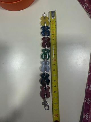 Pulsera Tous XL Plata Multicolor