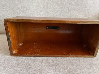 Tapa antigua máquina coser Singer madera