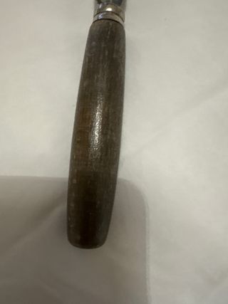Attrezzo vintage acciaio inox e legno