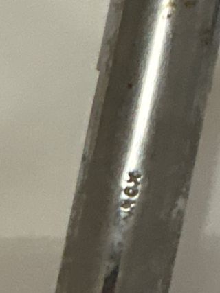 Attrezzo vintage acciaio inox e legno