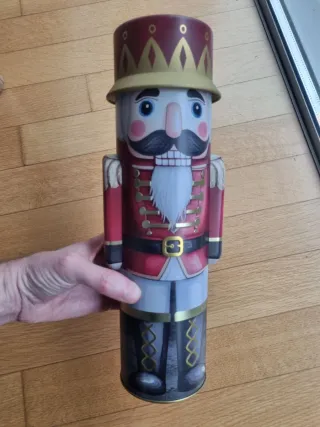 Contenitore latta soldato Natale