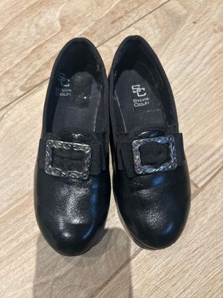 Zapatos falleros negros talla 29