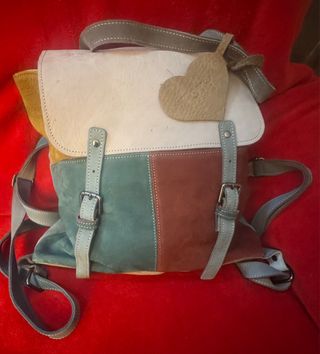 zaino a cartella Toty Bags multicolor,Nuovo,