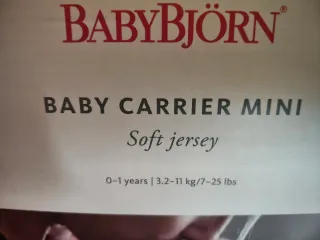 Mochila Portabebés BabyBjörn Mini