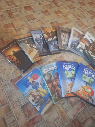 Lote Películas DVD Acción y Animación