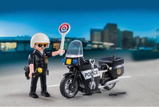 Playmobil Policía Moto 5648