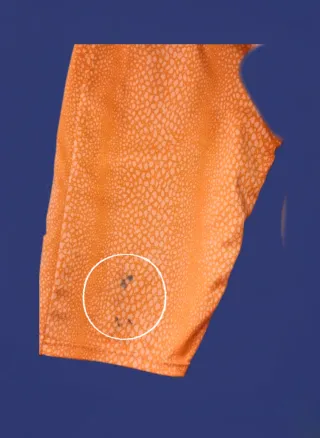 Pantalón corto deportivo mujer naranja
