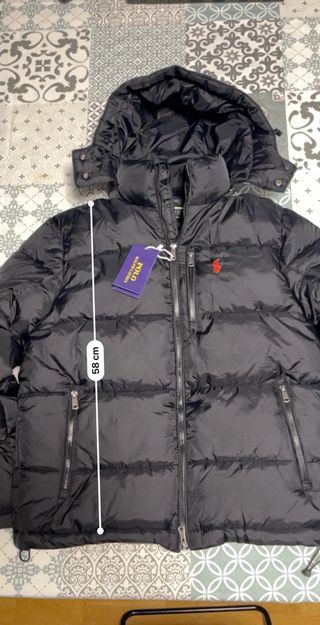 Abrigo Ralph Lauren Negro Talla M