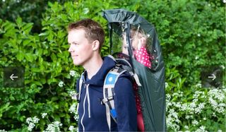 Funda lluvia mochila porta bebés