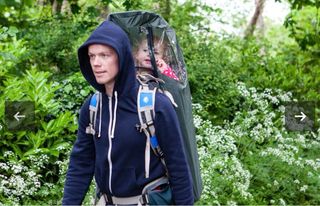 Funda lluvia mochila porta bebés