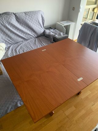 Mesa comedor extensible altura regulable