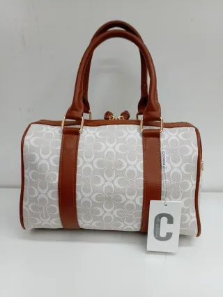 Borsa COCO NUDA bianca e marrone