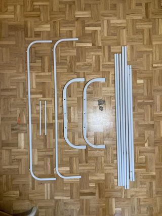 Burro para ropa blanco