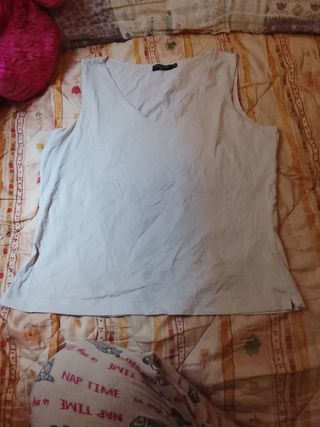 Top Cortefiel Beige Talla M