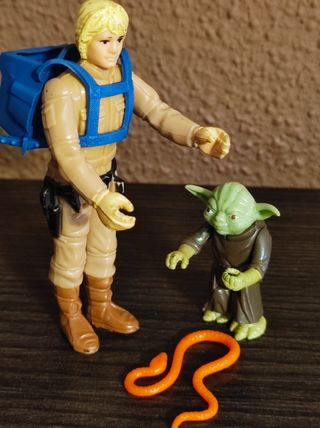 YODA+LUKE DAGOBAH. STAR WARS KENNER VINTAGE
