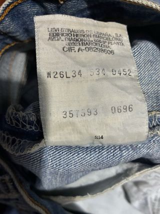Jeans Levi's 534 Vintage