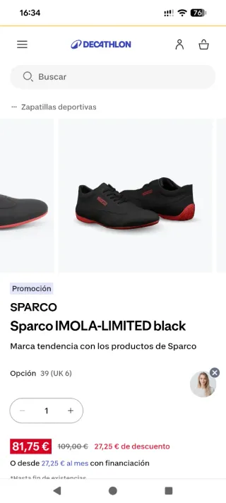 Zapatillas Sparco Imola Edición Limitada