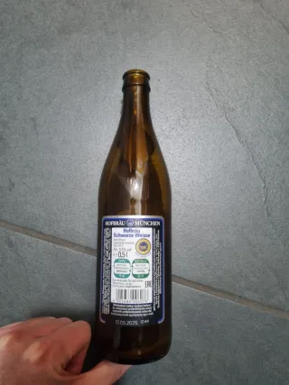 Bottiglia vuota HofbrauHouse Swarze Weiss