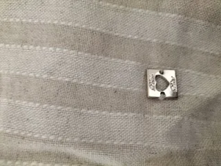 Conjunto niña de rayas y lunares crema a estrenar