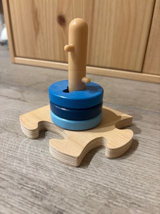 Encajable madera Hape formas y colores