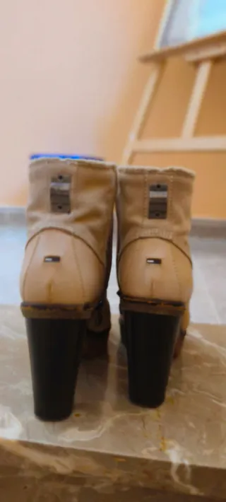 Botines Tommy Hilfiger Piel Beige