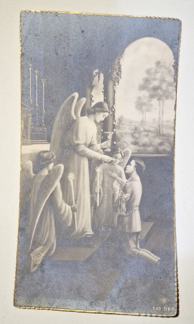 Immaginetta Sacra Ricordo Prima Comunione 1928