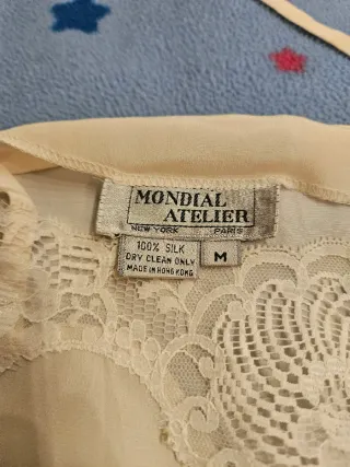 Atelier Mondial body in seta panna