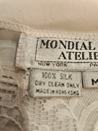 Atelier Mondial body in seta panna