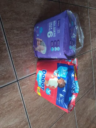 Pañales talla 6