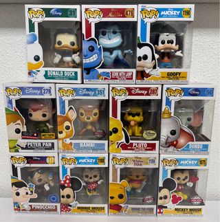 SET DE 11 FUNKO POP DISNEY CLÁSICOS A ESTRENAR