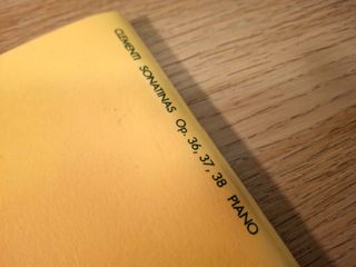 Partitura Clementi Sonatinas Op. 36, 37, 38 Piano