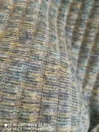 Calças de malha com cordão