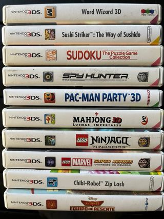 Juegos 3DS 5€/unidas