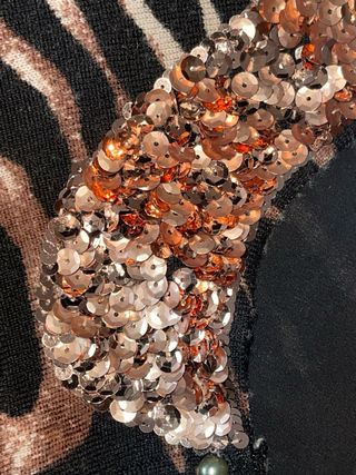 Chaqueta Twin Set Animal Print Lentejuelas